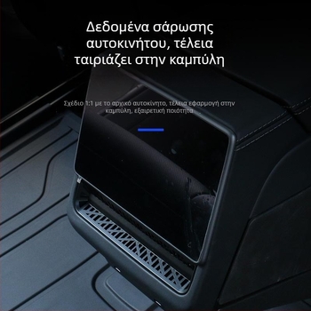Κάλυμμα πίσω από τον αεραγωγό κλιματισμού για έξι θέσεις Tesla Model Y/Model 3/YL – TPE, δυνατότητα εκτύπωσης λογότυπου
