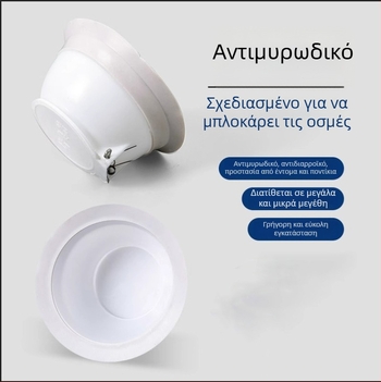 Αποκλειστής οσμών τουαλέτας — Πλαστικό, μάρκα Friendly; χωρίς δεξαμενή νερού; τυπική διάμετρος σωλήνα αποχέτευσης; χωρίς σιφόν