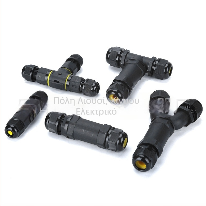 Εξωτερικός συνδετήρας LED φωτών IP68, αδιάβροχος, νάιλον PA66, 4P/6P/2P/5P/3P, 24A 450V