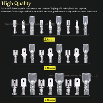 Weijie Plug-in Σετ Τερματικών, 1 Πόλος, Crimp Διεπαφή, Για Καλωδιακά Τερματικά