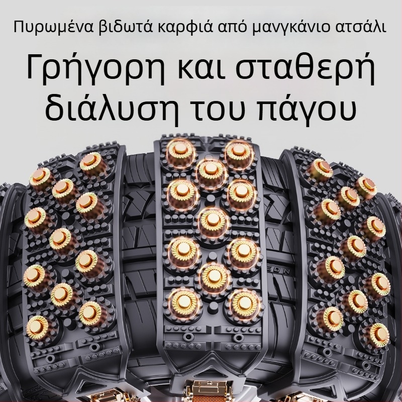 Αντιολισθητικές αλυσίδες ελαστικών Xueshunda για αυτοκίνητα, καθολικές χιονοαλυσίδες, μοντέλο Xsd-atn-11 steel bowl, υλικό: καουτσούκ, κατάλληλες για sedan, εκτός δρόμου, βαν, MPV, pickup