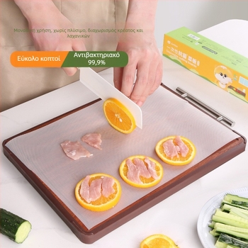 Μίας χρήσης πλαστική επιφάνεια κοπής Ju Meow – αντιολισθητική, αντιβακτηριακή; οικιακή και φορητή χρήση; προέλευση Γκουανγκντονγκ; κυκλοφόρησε το καλοκαίρι του 2021