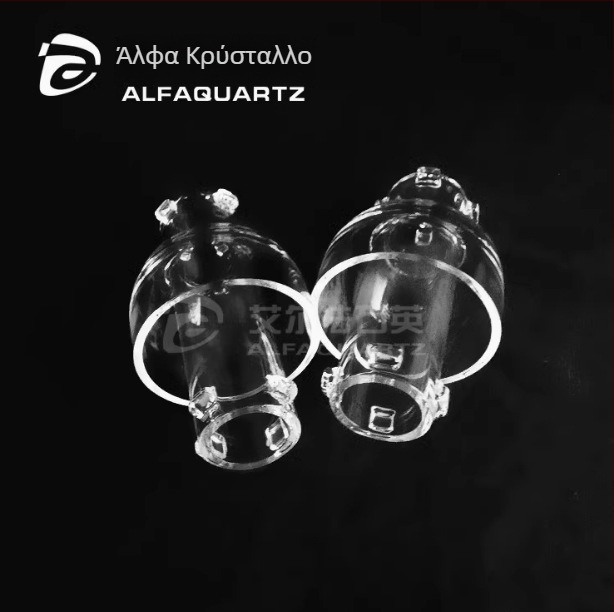 Κρυσταλλικός γυάλινος μονωτήρας-ρεактор, ανθεκτικός σε υψηλές θερμοκρασίες, ημιαγωγός υψηλής καθαρότητας, Elfa Quartz