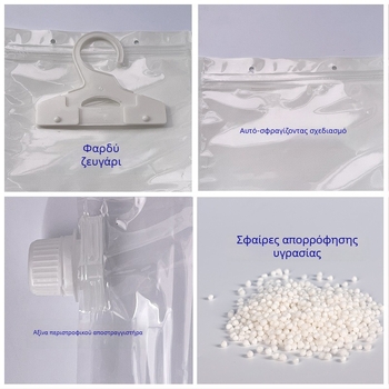 Αναρτώμενο επαναχρησιμοποιήσιμο σακουλάκι απορρόφησης υγρασίας για ντουλάπες και κοιτώνες – Κρεμάσιμο, Απορρόφηση Υγρασίας, Ανθεκτικό στη μούχλα