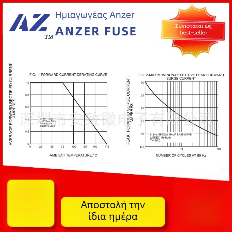 Δίοδος 1N4007M71A1000Vdo-41 Plug-In διόρθωτης, ταχεία επαναφορά, πυριτικός