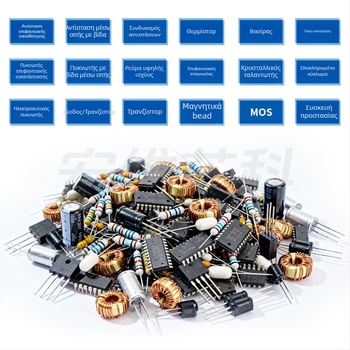 Παραγγελία BOM ηλεκτρονικών εξαρτημάτων: αντιστάσεις, πυκνωτές, τρανζίστορ; μάρκες: Yageo, Fenghua, Huosheng, Aihua, Changjing; τάση: 1–10k