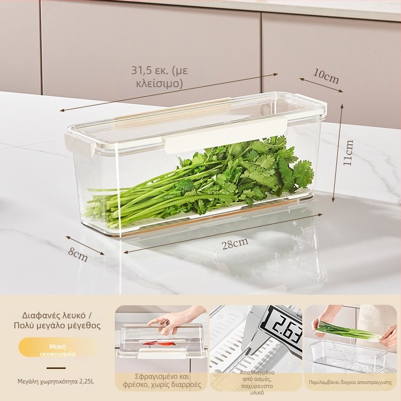Κιβώτιο crisper ψυγείου – Ιαπωνικού στυλ, Πλαστικό, Φορητό, Διατηρεί τη Φρεσκάδα