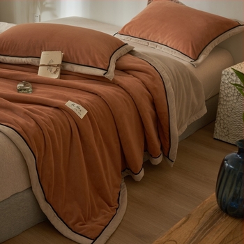 Sleeping Cute Rabbit βρεφικό milk fleece κουβέρτα από πολυεστέρα, 2000–2500 g, για όλες τις εποχές