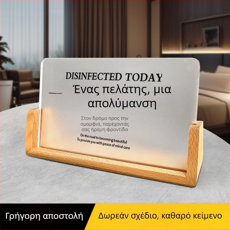 Ακρυλική πινακίδα δωματίου ξενοδοχείου, UV εκτύπωση, προσαρμοσμένη πινακίδα ονόματος, καταγωγή Ναντζίνγκ Τζιανγκσού