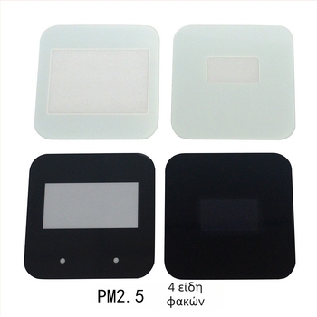 Κέλυφος ανιχνευτή CO και φορμαλδεΰδης: PM2.5 αισθητήρας, αισθητήρας θερμοκρασίας-υγρασίας, παρακολούθηση ποιότητας αέρα, ABS+PC περίβλημα