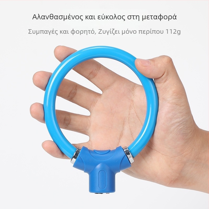 Φορητό κλείδωμα ποδηλάτου με αλυσσοκαλώδιο, αντι-κλοπή, για ποδήλατα βουνού και δρόμου και ηλεκτρικά ποδήλατα — Μοντέλο 1; Μάρκα: Other; Στυλ: Νέο κινεζικό στυλ