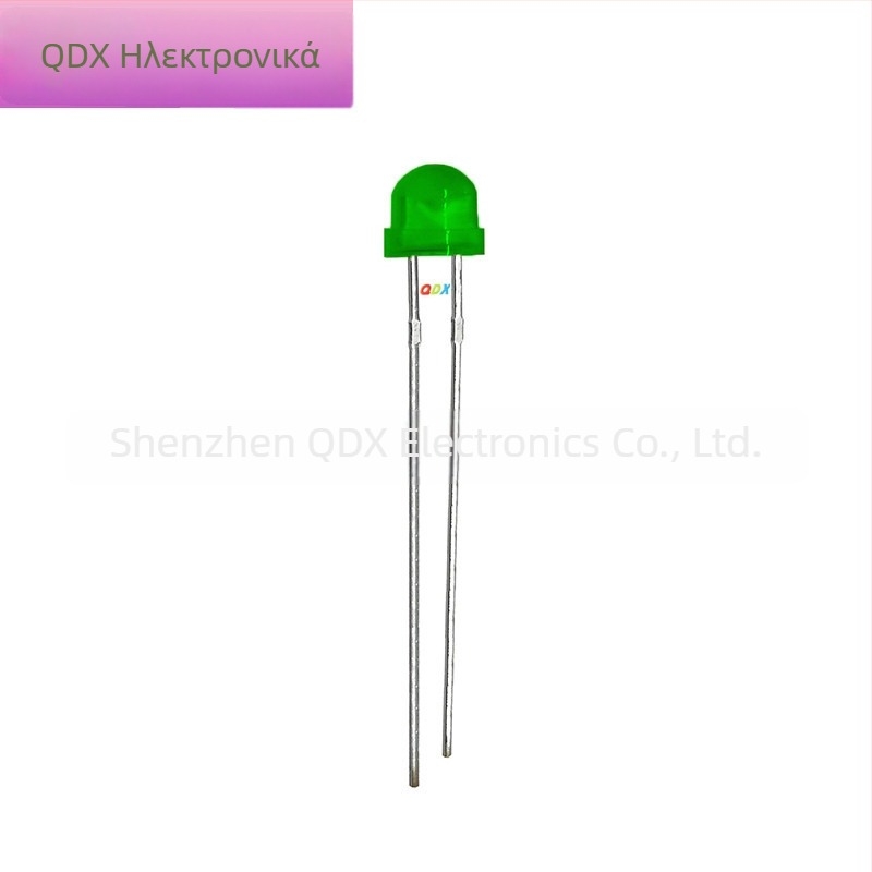 LED κόκκοι με διαχυτική κάλυψη τύπου straw-hat, 20 mA, 1,8–2,2 V, 0,06 W, τσιπ San'an, δέσμη 120°