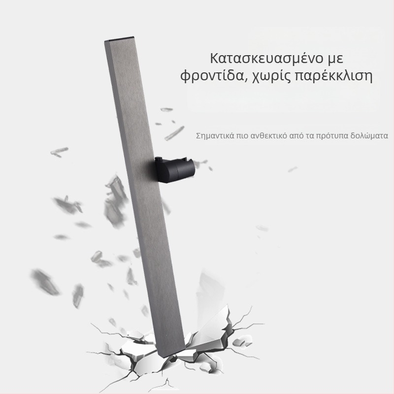 Στήλη ντους, Space αλουμίνιο, μοντέλο 6584512, επιτοίχια τοποθέτηση, 0–90°C / 0–1,6 MPa