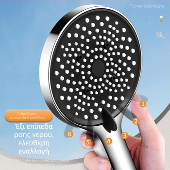 Τριπλό σετ ντους από χαλκό με κρυφή εγκατάσταση – μοντέλο dcf-1011, λειτουργίες ψεκασμός, μασάζ, αφρός και βροχή