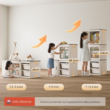 Παιδικό ντουλάπι αποθήκευσης με συρτάρια, χωρητικότητα 60–70 L, υλικό PP, μοντέλο Xh-he127/128/129, πολυλειτουργική φορητή αποθήκευση