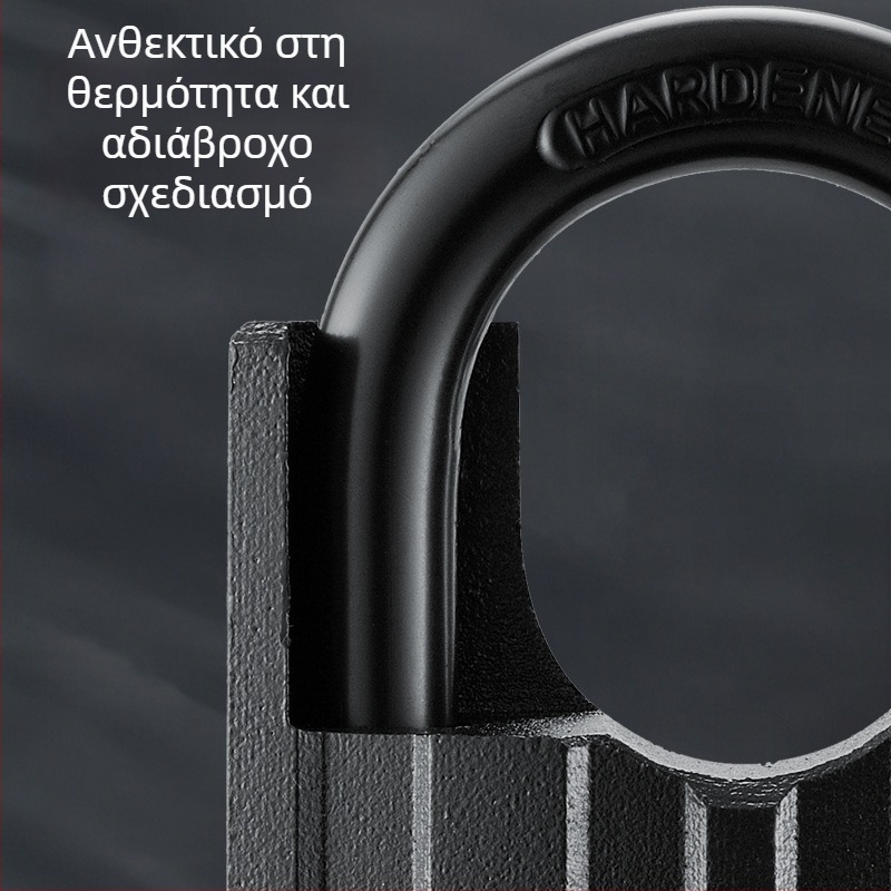 Κλειδαριά – OPEL Σιδερένια, Μοντέρνο Απλό Στυλ, Μοντέλο BBL-BLACK-DX, Για Πόρτες, Ντουλάπες, Αποσκευές