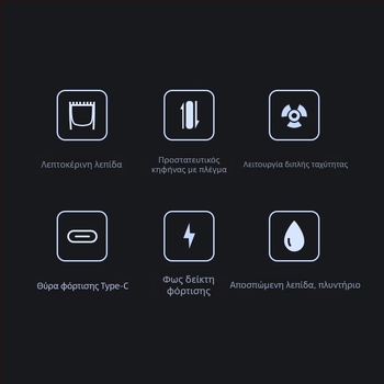 Ηλεκτρικό κουρευτικό μαλλιών με επαναφορτιζόμενη μπαταρία, κινητήρας με καρβούνια, λεπίδα από κράμα τιτάνιου, ενσωματωμένη μπαταρία 1000-1200 mAh, αυτονομία 1-3 ώρες