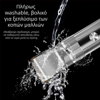 Κουρευτικό μηχάνημα μαλλιών για ενήλικες και παιδιά, επαγγελματικό για κομμωτήρια, ευφυής οθόνη ισχύος, αδιάβροχο, κεραμικοί λεπίδες, ενσωματωμένη μπαταρία 1200–2000 mAh, διάρκεια 1–3 ώρες