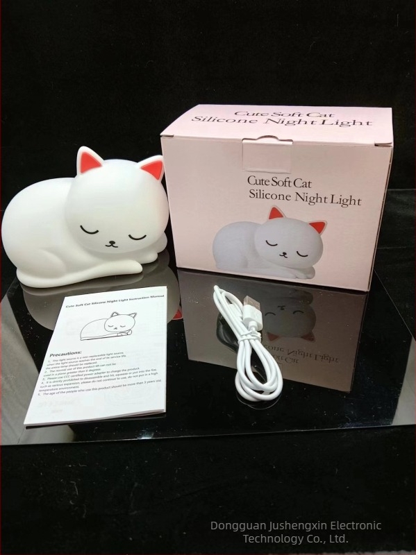 Νυχτερινό φως σιλικόνης με έλεγχο αφής, ενσωματωμένη μπαταρία, αισθητήρας φωτισμού και περιβαλλοντικό φωτισμό