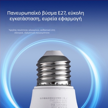 Λαμπτήρας LED με ραντάρ αισθητήρα για διαδρόμους και σκάλες, βάση E27, 220V, 95 lm/W, μοντέλο PAK543071/PAK543072