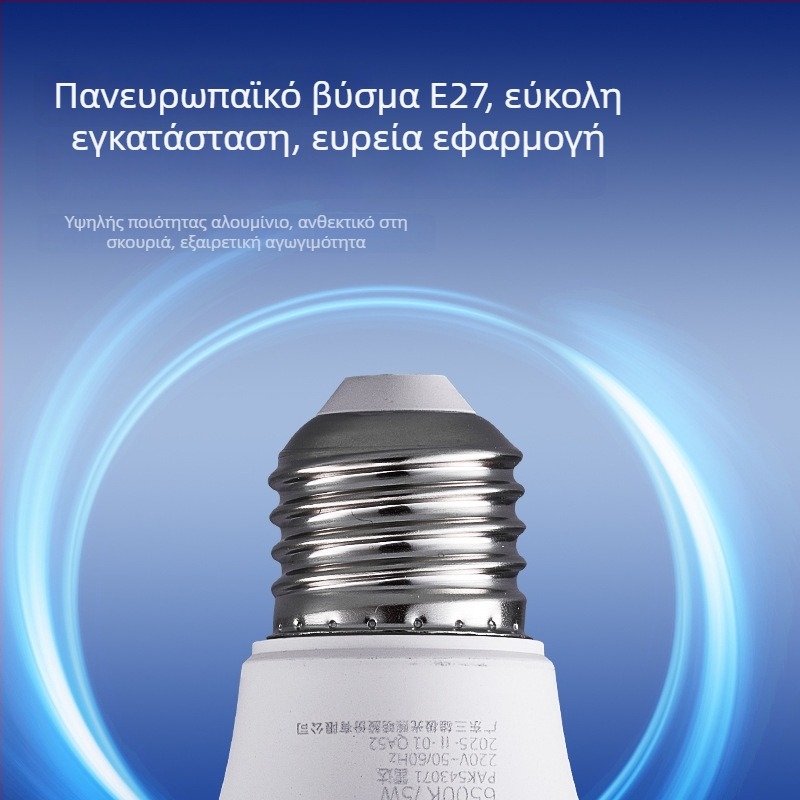 Λαμπτήρας LED με ραντάρ αισθητήρα για διαδρόμους και σκάλες, βάση E27, 220V, 95 lm/W, μοντέλο PAK543071/PAK543072