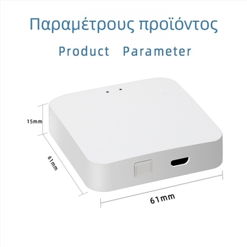 Graffiti SY-WZJ1 Έξυπνος Zigbee Ασύρματος Μεταγωγέας με Κεντρικό Έλεγχο Tuya Smart 3.0, 2,4 GHz Wi‑Fi, Υποστήριξη Τείχους Προστασίας