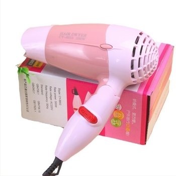 Μίνι πτυσσόμενο σεσουάρ μαλλιών, 700W, 220V, κινητήρας με βούρτσες, κρύος/θερμός αέρας, πτυσσόμενη λαβή