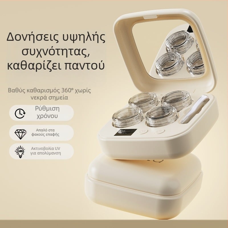 Υπερηχητικός αυτόματος καθαριστής φακών επαφής, μάρκα Laita, εξουσιοδοτημένη ιδιωτική ετικέτα, καθαριστική συσκευή με καθαρή μάζα 500 g