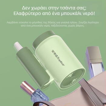 Πιστολάκι μαλλιών με αρνητικά ιόντα, πτυσσόμενο, 1300W, μοτέρ AC, 220V