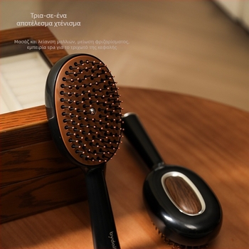 Bydoll Pneumatic Cushion Massage Comb για το κρανίο — ABS + TPR + 304 ανοξείδωτος χάλυβας, Κωδικός προϊόντος B2875, Προέλευση Zhejiang