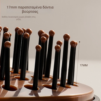 Bydoll Pneumatic Cushion Massage Comb για το κρανίο — ABS + TPR + 304 ανοξείδωτος χάλυβας, Κωδικός προϊόντος B2875, Προέλευση Zhejiang