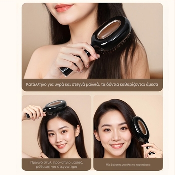 Bydoll Pneumatic Cushion Massage Comb για το κρανίο — ABS + TPR + 304 ανοξείδωτος χάλυβας, Κωδικός προϊόντος B2875, Προέλευση Zhejiang