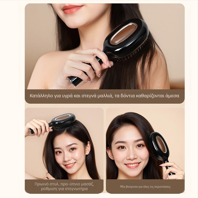 Bydoll Pneumatic Cushion Massage Comb για το κρανίο — ABS + TPR + 304 ανοξείδωτος χάλυβας, Κωδικός προϊόντος B2875, Προέλευση Zhejiang