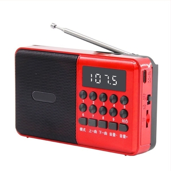 C6 Πολυλειτουργικό Bluetooth Ράδιο MP3 Καραόκε Ασύρματος Παίκτης με Ψηφιακή Οθόνη; Αναπαραγωγή USB/TF; Έξοδος 5W; SNR ≥53 dB; Μπαταρία 1000–1999 mAh