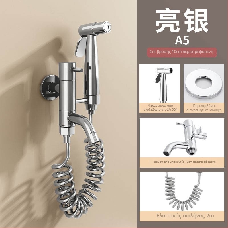 Χαλκός Mop Pool βρύση με διπλή κατασκευή, άνοιγμα με κλειδί, επίστρωση βαφής φούρνου, μοντέρνο μινιμαλιστικό στυλ