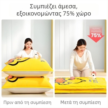 Σακούλα κενού συμπίεσης για παπλώματα και ρούχα με αντλία — Μοντέλο 1313, Υλικό PA+PE