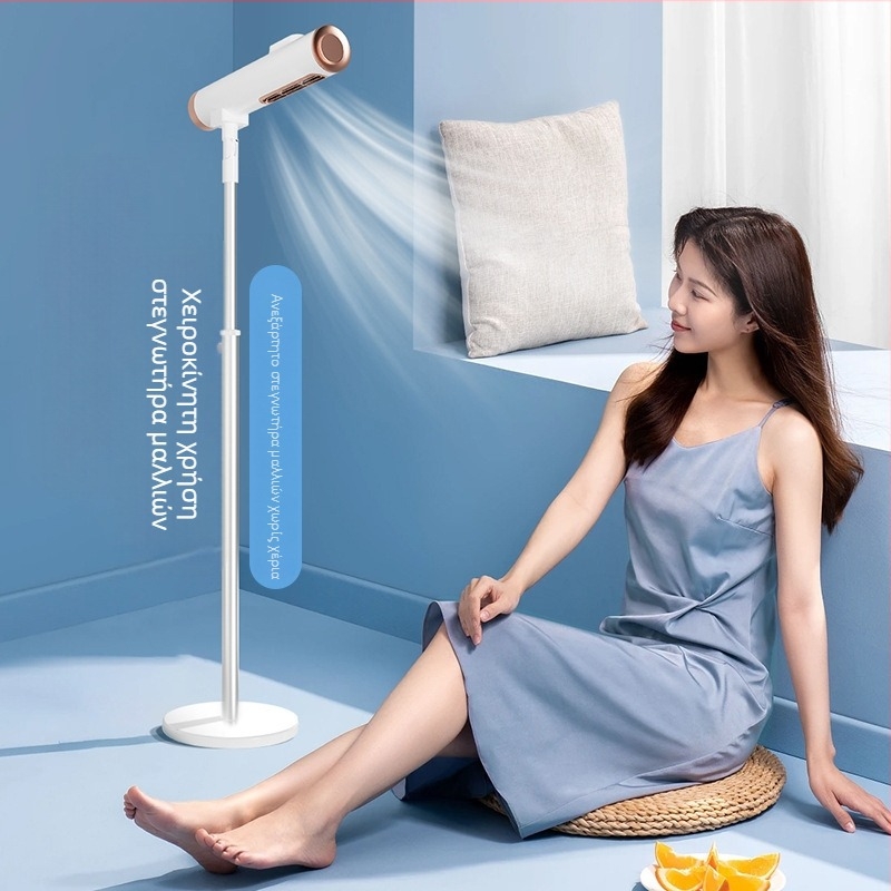 Κάθετος στεγνωτήρας μαλλιών για οικιακή χρήση, 1500W, αρνητικά ιόντα, 5 ταχύτητες ροής αέρα, ρύθμιση θερμοκρασίας ζεστό/κρύο, προστασία από υπερθέρμανση