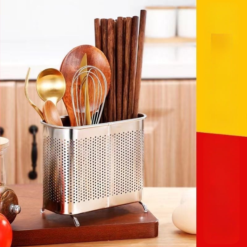 Κρεμάμενος Δοχέας Για Chopsticks, Τετράγωνος Δραναγής Ράκ, Αντιμουχλικός, Υλικό PP