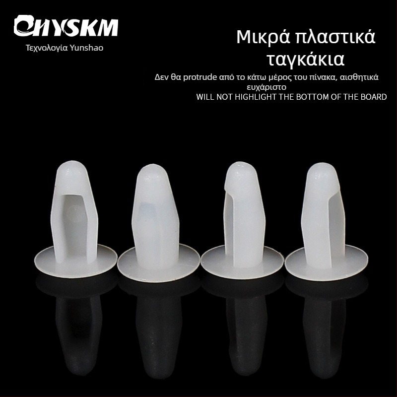 Νάιλον ριβέτ για στερέωση σε PCB και μηχανολογικών πλακών – LRD-04, Υλικό: Νάιλον, Τύπος ακίδας: ριβέτ