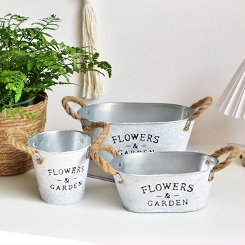 Μεταλλική γλάστρα για φυτά – χειροποίητη, κατάλληλη για επιτραπέζια χρήση ή για τοποθέτηση σε δάπεδο, διακόσμηση οικίας και μπαλκονιού