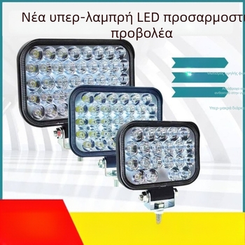 Φωτεινός προβολέας LED για φορτηγά και περονοφόρα — λειτουργεί με 12–80V, 20–120W, IP68 αλουμινένιο περίβλημα, υψηλή φωτεινότητα, διάρκεια ζωής >50 000 ωρών