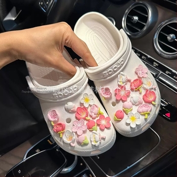 Αξεσουάρ Crocs με αποσπώμενο λουλούδι sakura, Μοντέλο Νο 11, κατάλληλο για όλες τις εποχές