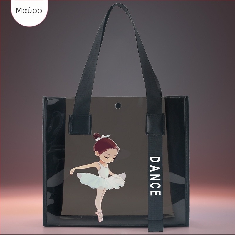 Little Dancer παιδικό σακίδιο χορού — PVC αθλητικό σακίδιο με μοτίβο anime καρτούν, επένδυση Oxford, ιμάντες με αεροφόρο μαξιλάρι, κυκλοφορία καλοκαίρι 2024