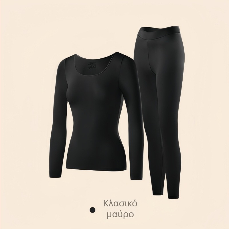 Σετ βάσης από νάιλον, χωρίς ραφές, υπερ-λεπτό, διπλό στρώμα, διαπνέον, διατηρεί τη θερμότητα