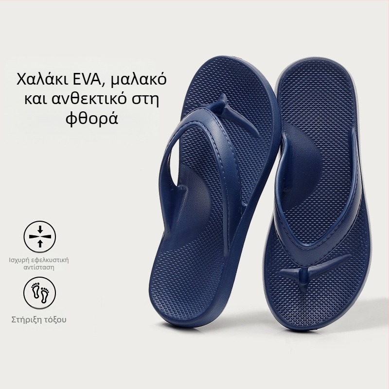 Ανδρικές σαγιονάρες σπορ με ανοιχτό δάχτυλο, EVA επάνω, EVA σόλα, χυτό με έγχυση