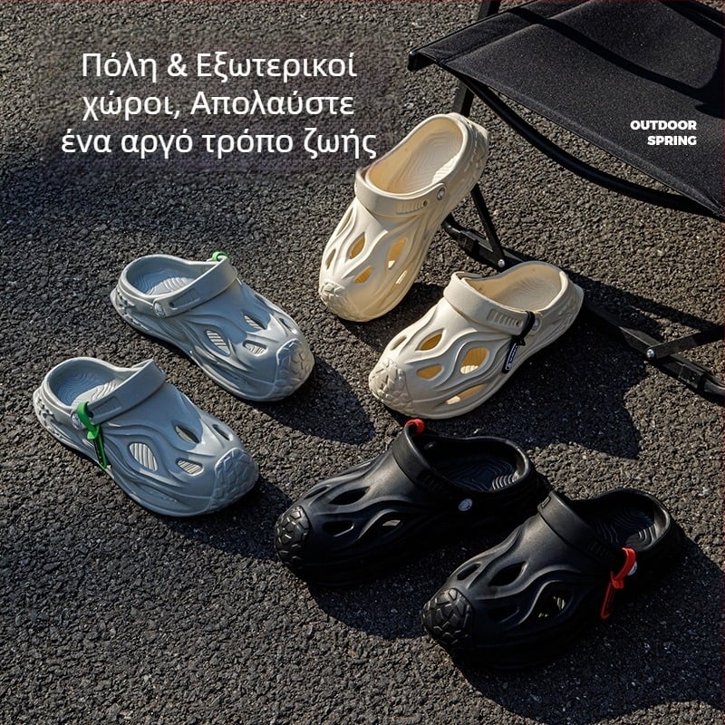 Ανδρικά σανδάλια Crocs σε στυλ από EVA, αναπνεόμενα, αντιολισθητικά, με σόλα έγχυσης