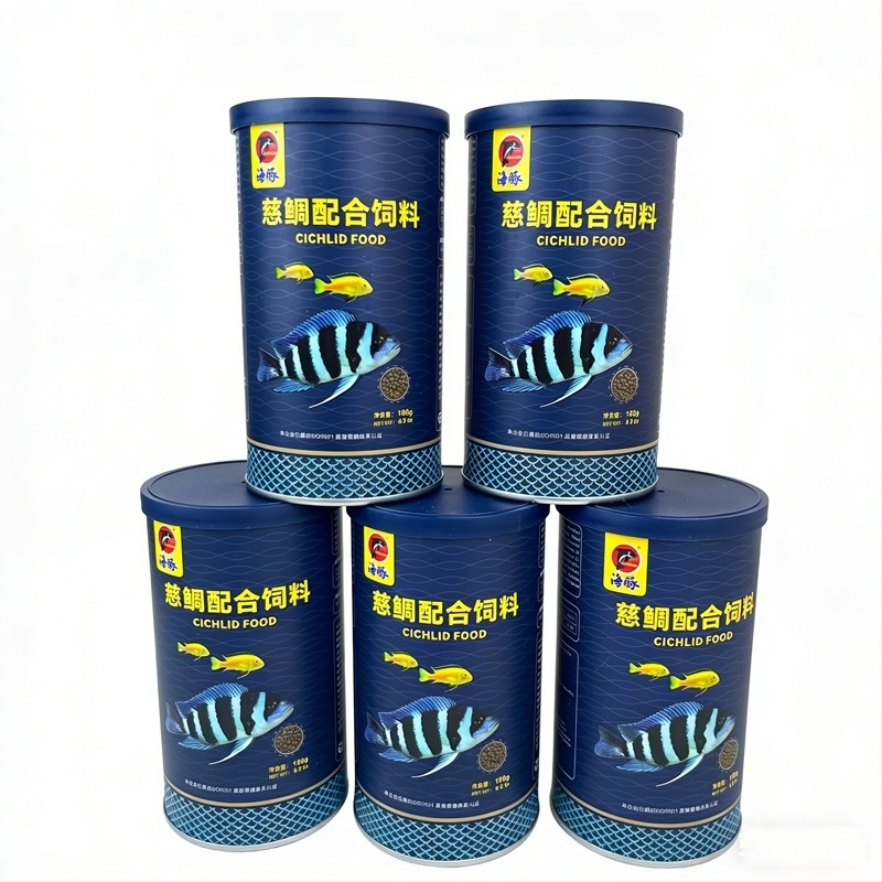 Τροφή για κυχλίδες σε pellets, μάρκα Dolphin — Τροφή ενυδρείου, 180 γρ (Μάρκα: Dolphin; Τύπος: Pellet; Στόχος: Κυχλίδες; Εισαγωγή: Όχι)