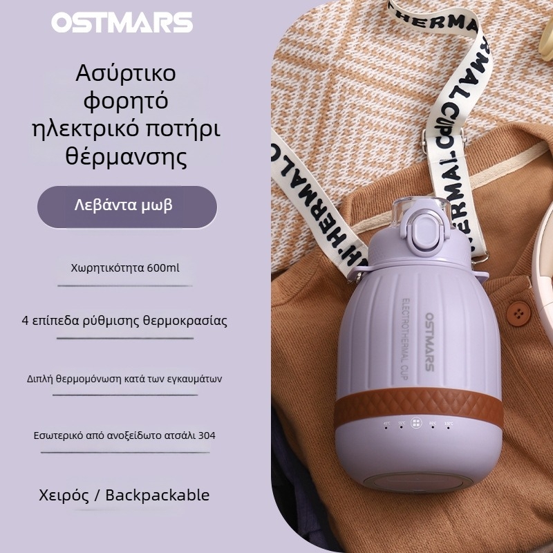 Φορητός ηλεκτρικός βραστήρας με αυτόματη απενεργοποίηση, χωρητικότητα <1 L, ισχύς <1000 W, θέρμανση βάσης, εσωτερικές ενδείξεις κλίμακας