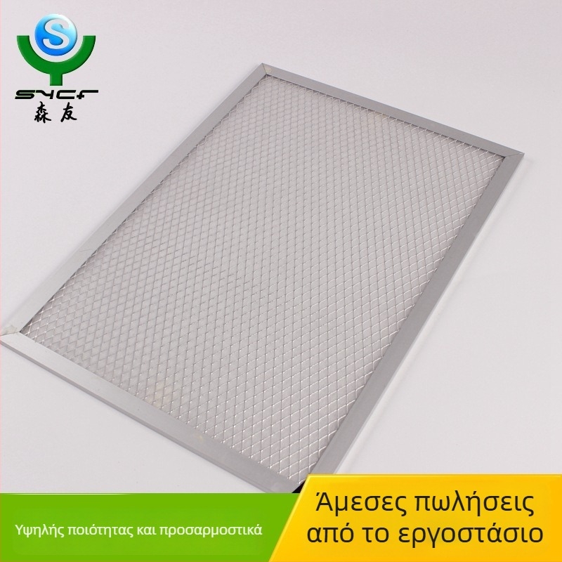 Φίλτρο αέρα τύπου πλακέ για σύστημα φρέσκου αέρα – χονδροειδούς απόδοσης G3/G4, πλάκα-και-πλαίσιο, μοντέλο SY-GLQ-3003, περιοχή φιλτραρίσματος 1000