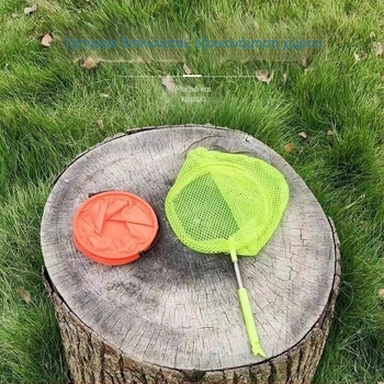 Παιδικό τηλεσκοπικό δίχτυ για έντομα και πεταλούδες, με πτυσσόμενο σχέδιο και μικρό κουβά νερού